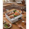 VEVOR Kommerzielle Grillplatte Elektrisch 45 x 30 cm, Bratplatte Elektrogrill 2800 W – Bild 2