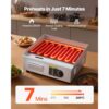 VEVOR Kommerzielle Grillplatte Elektrisch 45 x 30 cm, Bratplatte Elektrogrill 2800 W – Bild 3