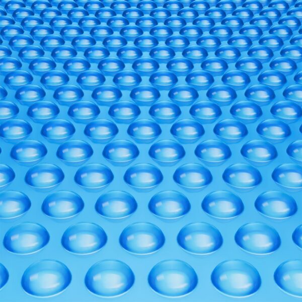 VEVOR Solar-Poolabdeckung, 24 x 12 ft rechteckige Solardecke für Pools, 12 mil Solarabdeckungen blau