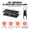 VEVOR Glasklemme, 4 Stück rechteckige Glasgeländerhalterung für 0,31"-0,47" gehärtetes Glas, Garten – Bild 5 VEVOR Glasklemme, 4 Stück rechteckige Glasgeländerhalterung für 0,31"-0,47" gehärtetes Glas, Garten – Bild 5