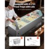 VEVOR kommerzieller Speisenwärmer (6 x 1/3 Größe Behälter), Chafing Dishes für Catering Restaurant Party – Bild 3
