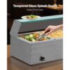VEVOR kommerzieller Speisenwärmer (3 x 1/2 Größe Behälter), Chafing Dishes für Catering Restaurant Party – Bild 4 VEVOR kommerzieller Speisenwärmer (3 x 1/2 Größe Behälter), Chafing Dishes für Catering Restaurant Party – Bild 4