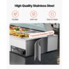 VEVOR kommerzieller Speisenwärmer (8 x 1/2 Größe Behälter), Chafing Dishes für Catering Restaurant Party – Bild 5