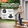 VEVOR Handläufe für Außentreppen, 2–3-stufiges Treppenhandlauf-Set, Treppengeländer für Senioren – Bild 2