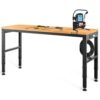 VEVOR Verstellbare Werkbank, 48" L x 20" B x 38,1" H Garagentisch mit 28,3"-38,1" Höhe und 2000 lbs Tragkraft