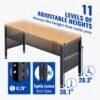 VEVOR Verstellbare Werkbank, 48" L x 20" B x 38,1" H Garagentisch mit 28,3"-38,1" Höhe und 2000 lbs Tragkraft – Bild 3