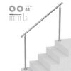 VEVOR Handläufe für Außentreppen, 150 cm langes Treppenhandlauf-Set, Veranda und Terrasse