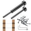 VEVOR 30er-Pack unsichtbares Kabelgeländer-Set, Gesenkspanner 1/8" für Holz-/Metallpfosten, sch