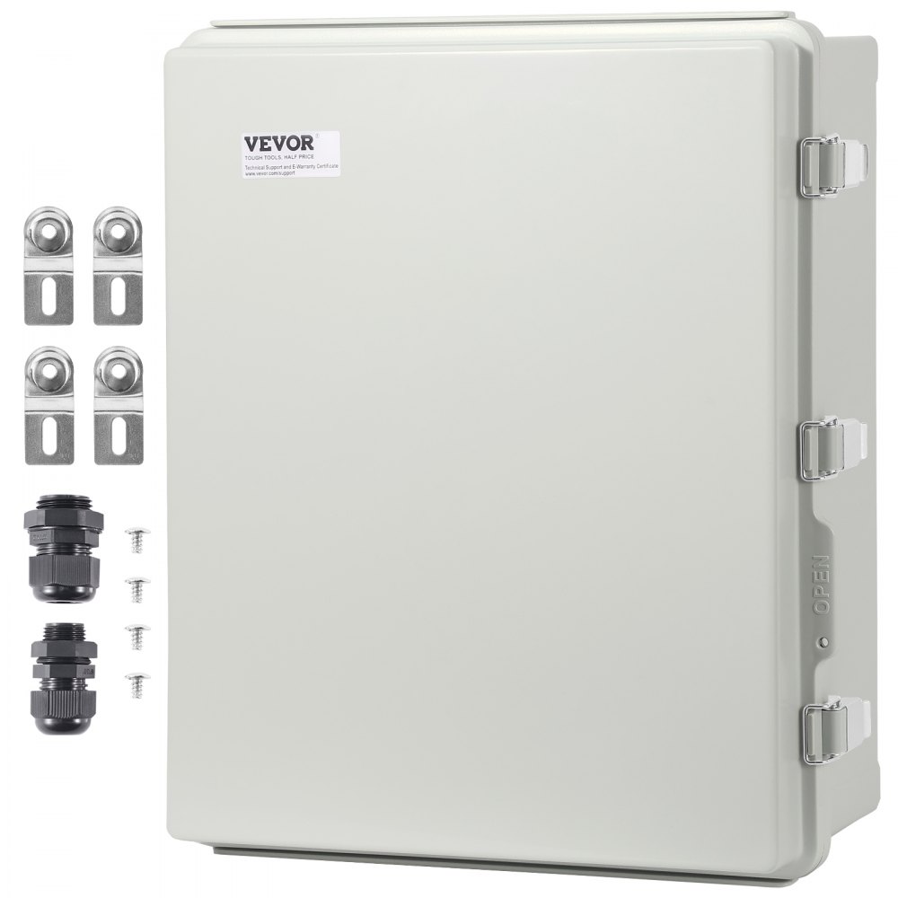 VEVOR Abzweigkasten 530 x 430 x 200 mm, IP67 staubdicht und wasserdicht für elektrische Projekte im Freien