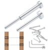 VEVOR 20er-Pack unsichtbares Kabelgeländer-Set T316 Edelstahl 1/8" unsichtbare Aufnahme und Gesenkbolzenende