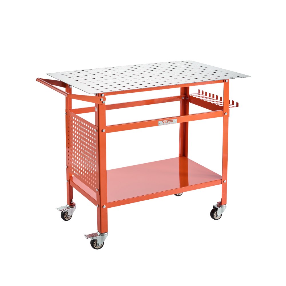 VEVOR Schweißtisch, 1016x609,6x914,4mm Schweißwerkbank mit 362kg statischer Tragkraft