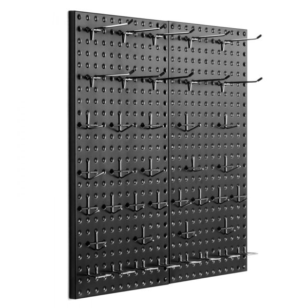 VEVOR Werkzeugwand, 61 x 30 cm, 2er-Set, Stecktafel-Wand-Organizer mit Zubehör