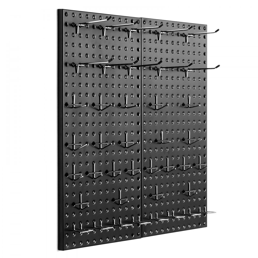 VEVOR Werkzeugwand, 61 x 30 cm, 2er-Set, Stecktafel-Wand-Organizer mit Zubehör