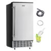 VEVOR Unterbau Eismaschine Eisbereitrer Eiswürfelbereiter 36 kg/Tag Unterbau-Eismaschine mit umkehrbarer Tür