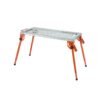 VEVOR Faltbarer Schweißtisch 533x1118mm, 226 kg Tragkraft, Werktisch mit 4-stufiger Höhenverstellung