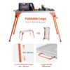 VEVOR Faltbarer Schweißtisch 533x1118mm, 226 kg Tragkraft, Werktisch mit 4-stufiger Höhenverstellung – Bild 2