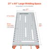 VEVOR Faltbarer Schweißtisch 533x1118mm, 226 kg Tragkraft, Werktisch mit 4-stufiger Höhenverstellung – Bild 4
