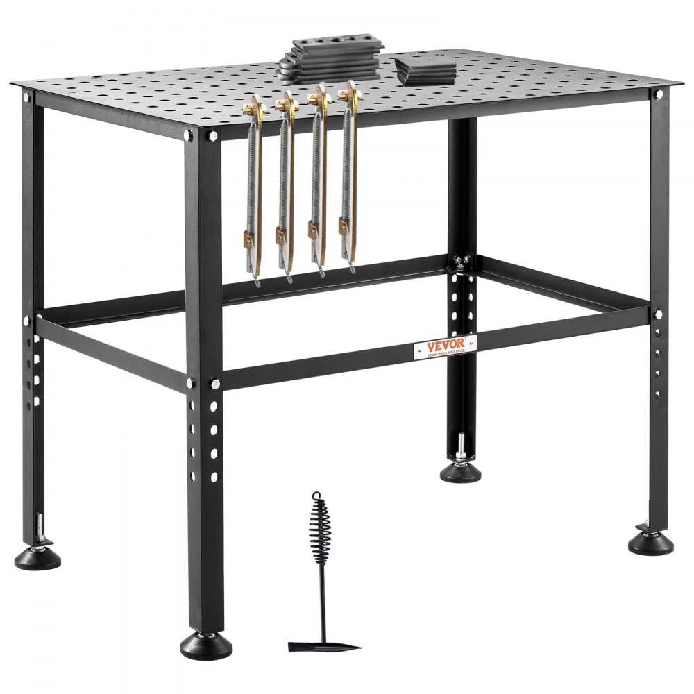 VEVOR Schweißtisch 914,4x609,4x784,8mm, Montagetisch mit einer Tragkraft von 362kg