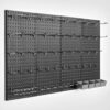 VEVOR Werkzeugwand, 61 x 30 cm, 4er-Set, robuster Stecktafel-Wand-Organizer mit Zubehör