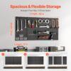 VEVOR Werkzeugwand, 61 x 30 cm, 4er-Set, robuster Stecktafel-Wand-Organizer mit Zubehör – Bild 4