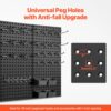 VEVOR Werkzeugwand, 61 x 30 cm, 4er-Set, robuster Stecktafel-Wand-Organizer mit Zubehör – Bild 5