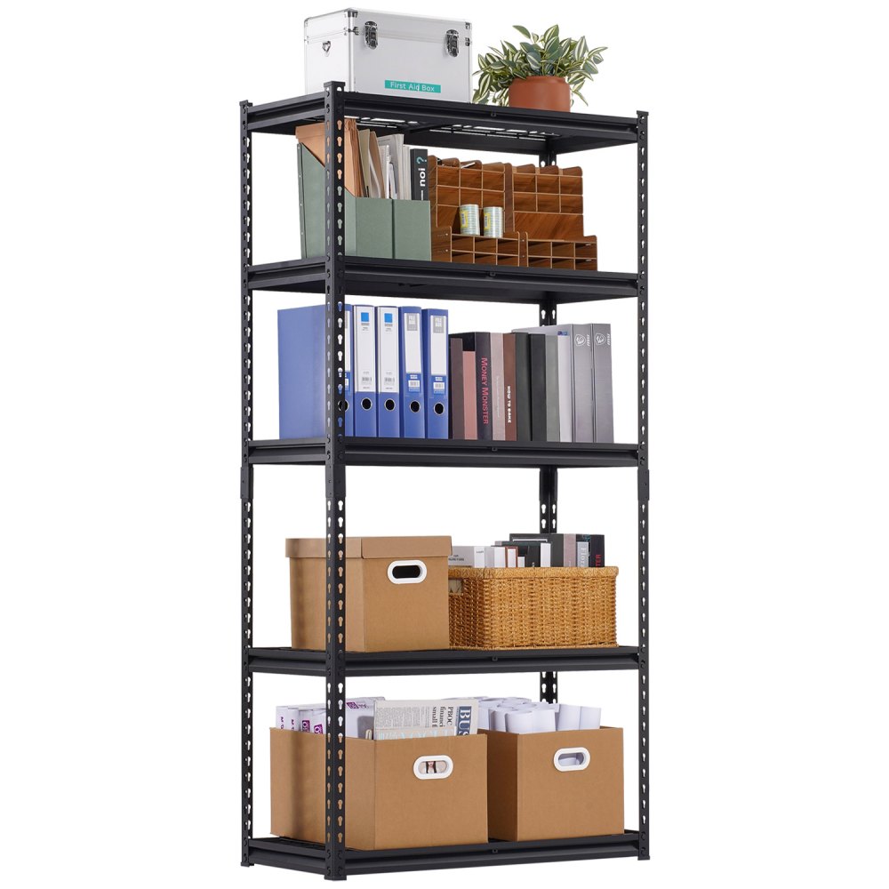 VEVOR Lagerregale, 907 kg, 5-stufiges Schwerlastregal für die Garage, 406,4x914,4x1828,8mm