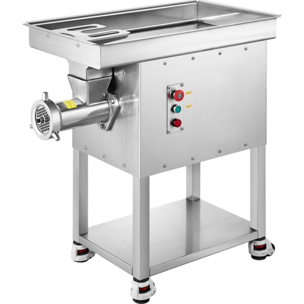 VEVOR kommerzieller Fleischwolf 9,98 kg/min elektrischer Fleischwolf 2200 W mit Klingen & Mahlplatten