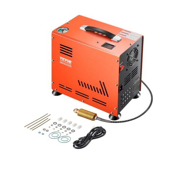 VEVOR PCP-Luftkompressor, Auto-Stopp, Ölfreier Paintball-Tankkompressor für Luftgewehr