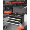 VEVOR Werkzeugkiste 520x218x304mm, Werkzeugkasten mit 3 Schubladen, Werkzeugkoffer mit EVA-Einlagen – Bild 4