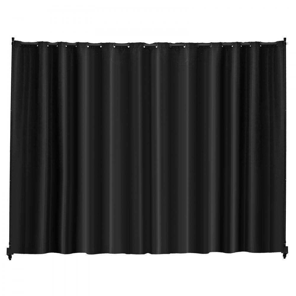 VEVOR Raumteiler Trennwand Paravent Stellwand Einzelpanel, Raumtrenner Rollbar (308,5 x 45 x 245,5 cm)