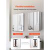 VEVOR Spiegelschrank verspiegelter Arzneischrank Medizinschrank (662 x 135 x 762 mm) für Badezimmer – Bild 5