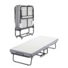 VEVOR Rollbett Klappbett mit 10 cm Matratze, faltbares Einzelbett mit Memory Foam-Matratze (190 x 81 cm)