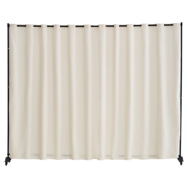 VEVOR Raumteiler Trennwand Paravent Stellwand Einzelpanel, Raumtrenner Rollbar (308,5 x 45 x 245,5 cm), Beige VEVOR Raumteiler Trennwand Paravent Stellwand Einzelpanel, Raumtrenner Rollbar (308,5 x 45 x 245,5 cm), Beige