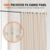 VEVOR Raumteiler Trennwand Paravent Stellwand Einzelpanel, Raumtrenner Rollbar (308,5 x 45 x 245,5 cm), Beige – Bild 5 VEVOR Raumteiler Trennwand Paravent Stellwand Einzelpanel, Raumtrenner Rollbar (308,5 x 45 x 245,5 cm), Beige – Bild 5