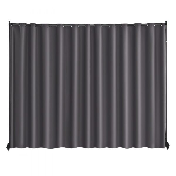 VEVOR Raumteiler Trennwand Paravent Stellwand Einzelpanel, Raumtrenner Rollbar (308,5 x 45 x 245,5 cm), Grau VEVOR Raumteiler Trennwand Paravent Stellwand Einzelpanel, Raumtrenner Rollbar (308,5 x 45 x 245,5 cm), Grau