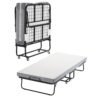 VEVOR Rollbett Klappbett mit 10 cm Matratze, faltbares Einzelbett mit Memory Foam-Matratze (190 x 98 cm)