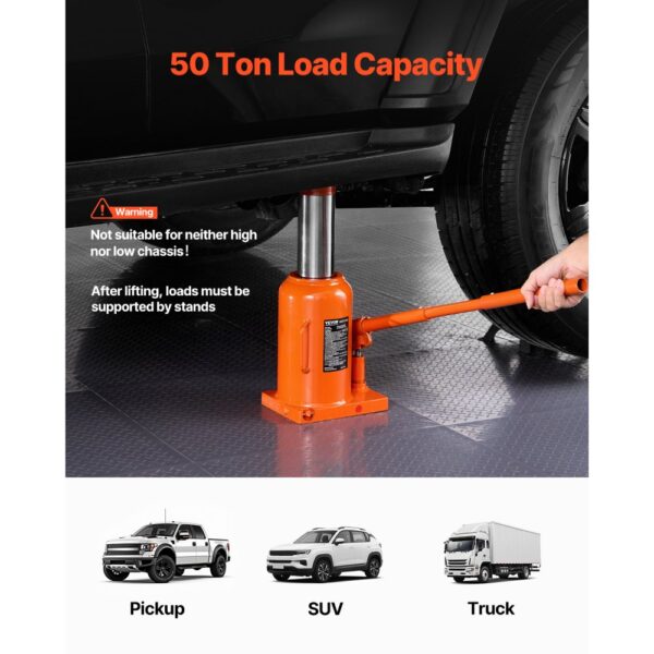 VEVOR hydraulischer Wagenheber, für Auto Pickup Lkw Wohnmobil Autoreparatur Industrietechnik – Bild 2