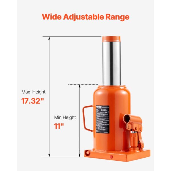 VEVOR hydraulischer Wagenheber, für Auto Pickup Lkw Wohnmobil Autoreparatur Industrietechnik – Bild 3