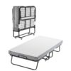 VEVOR Rollbett Klappbett mit 12,7 cm Matratze, faltbares Einzelbett mit Memory Foam-Matratze (190 x 98 cm)