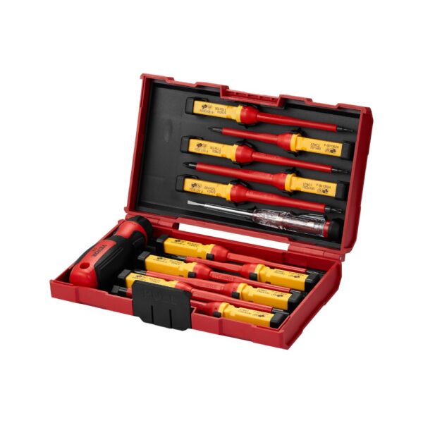 VEVOR isolierter Schraubenziehersatz 13-tlg. elektrischer Schraubendrehersatz, mit magnetischen Kreuzschlitz