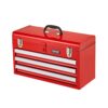 VEVOR Werkzeugkiste 520 x 218 x 304 mm, Werkzeugkasten mit 3 Schubladen, Werkzeugkoffer mit EVA-Einlagen