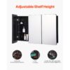 VEVOR Spiegelschrank verspiegelter Arzneischrank Medizinschrank (1017 x 135 x 647 mm) für Badezimmer – Bild 3