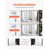 VEVOR Spiegelschrank verspiegelter Arzneischrank Medizinschrank (1017 x 135 x 647 mm) für Badezimmer – Bild 5