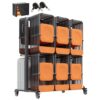 VEVOR Klappstuhlständer, 361 kg Tragkraft, Stuhlwagen für 84 Stühle/12 Tische