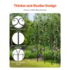 VEVOR Rankhilfe für Kletterpflanzen, 51x220 cm, 4er-Set rostfreies Metallspalier für Gartenblumen – Bild 2
