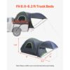 VEVOR Lkw Zelt Campingzelt Sonnenschutz für 2439-2499 mm große Lkw-Ladeflächen, Sonnenschutz zum Camping – Bild 3