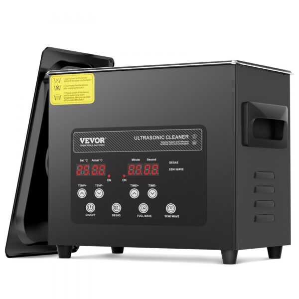 VEVOR 3 L Ultraschallreiniger 120 W digitales Ultraschallreinigungsgerät mit Schonmodus & verbesserter VEVOR 3 L Ultraschallreiniger 120 W digitales Ultraschallreinigungsgerät mit Schonmodus & verbesserter