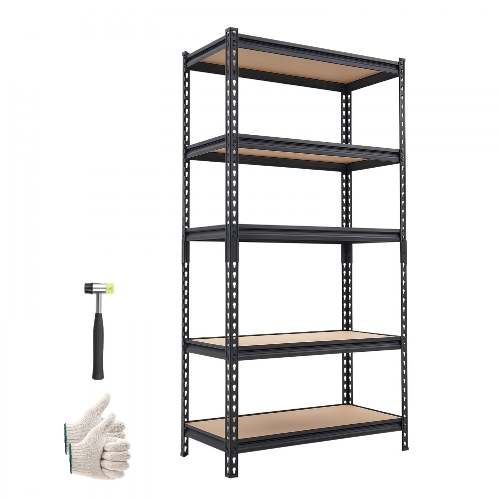 VEVOR Schwerlastregal 822x415x1594mm, Teilbares Steckregal als Werkbank