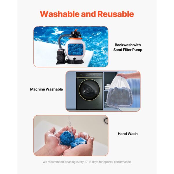 VEVOR Filter Balls für Sandfilter, 1,42 kg, Filterbälle ersetzen Pool-Filtersand – Bild 4 VEVOR Filter Balls für Sandfilter, 1,42 kg, Filterbälle ersetzen Pool-Filtersand – Bild 4