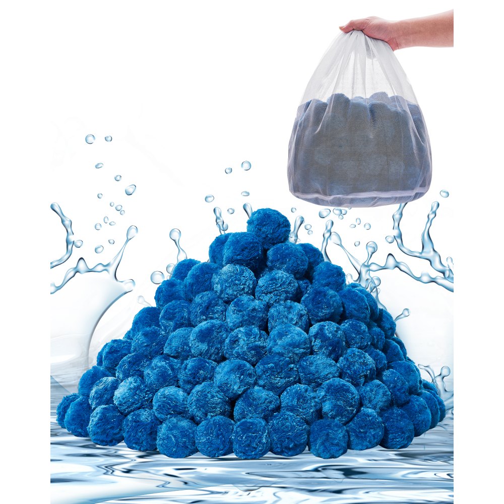 VEVOR Filter Balls für Sandfilter, 1,42 kg, Filterbälle ersetzen Pool-Filtersand